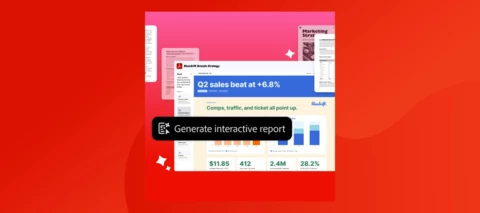 Turn dense reports into interactive dashboards with AI