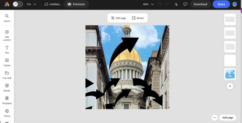 New to Adobe Express - Can you change the color of an element or design ...