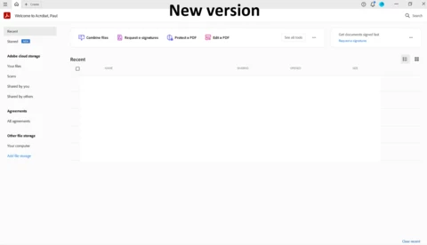 Adobe Acrobat Pro layout is different | Community