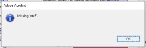 Error - The document could not be saved. There was a problem reading ...