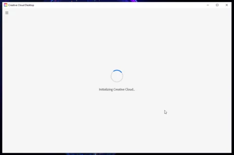 Initializing Creative Cloud... stuck forever | Community