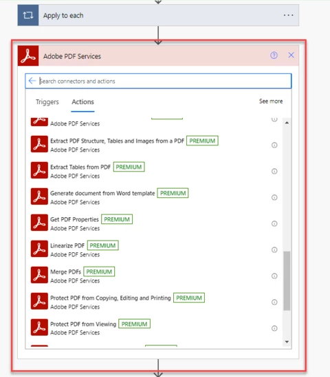 Adobe PDF Services API with Power Automate | Community