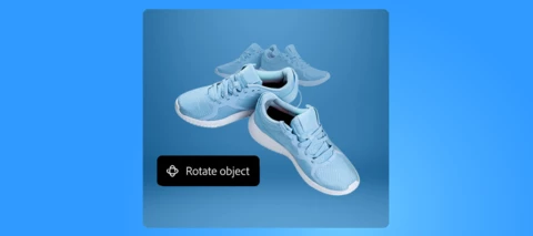 See your designs from a whole new angle with Rotate Objects in Photoshop 27.6