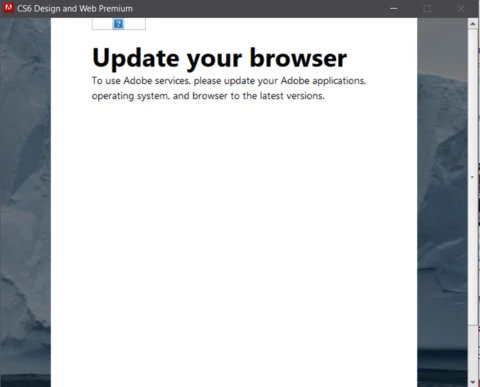 CS6 Sign in Error with Adobe Acrobat | Community
