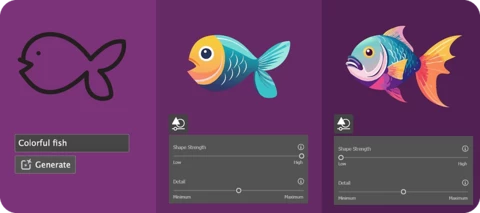 Generative Shape Fill: Fill outlines with detailed vectors in 3 simple ...