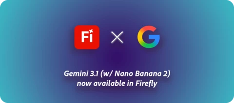 Gemini 3.1 (w/ Nano Banana 2) now available in Firefly