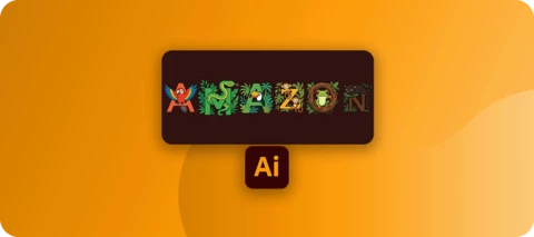 Illustrator Creative Challenge #7: Weave Decorative Text with the Intertwine Tool