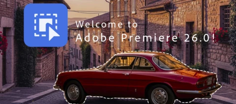 Image showing new masking tool in Adobe Premiere 26.0