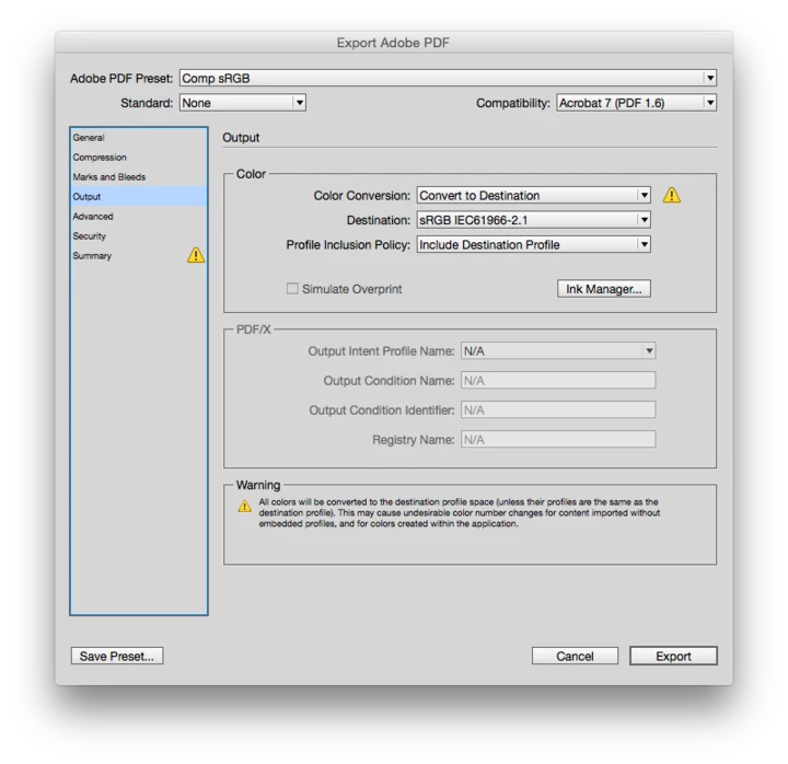 Working in RGB in InDesign | Community