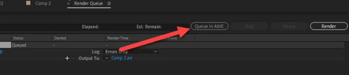 How to queue After Effects comp in AME and retain render settings from ...