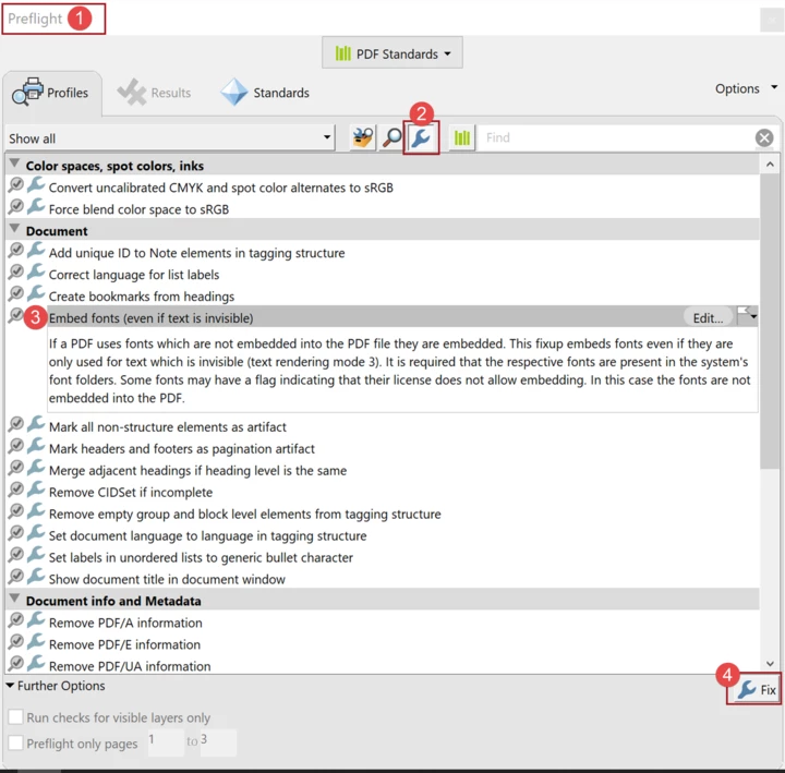 Text within PDF changes to squares when editing | Community