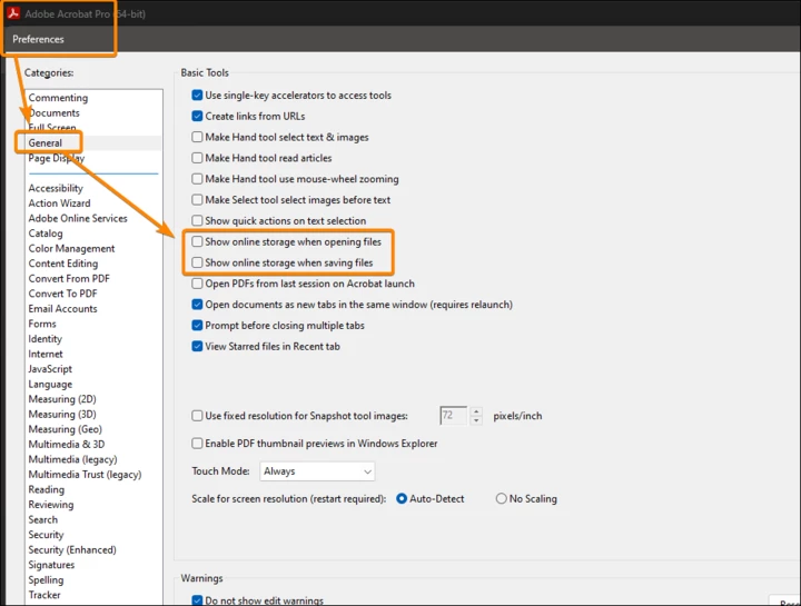 How to Stop Acrobat Pro DC from saving to Cloud? | Community