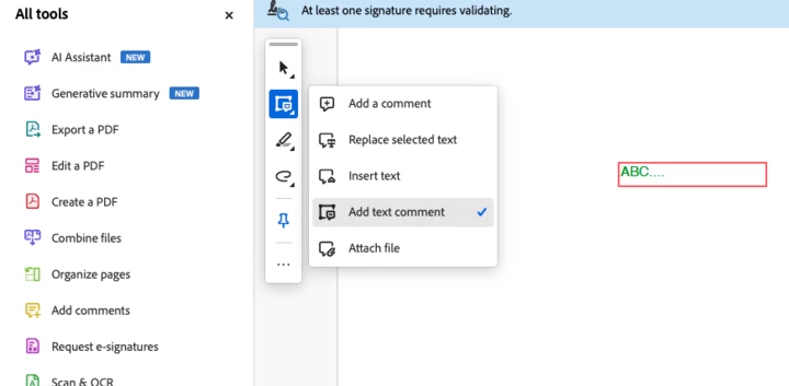 Unable to add new text box with border to existing PDF's with LATEST ...