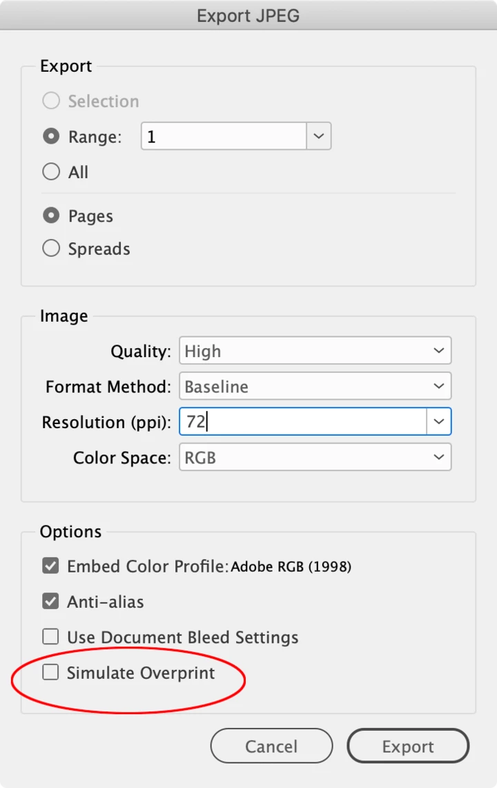 Indesign JPEG export is broken since forever :( | Community