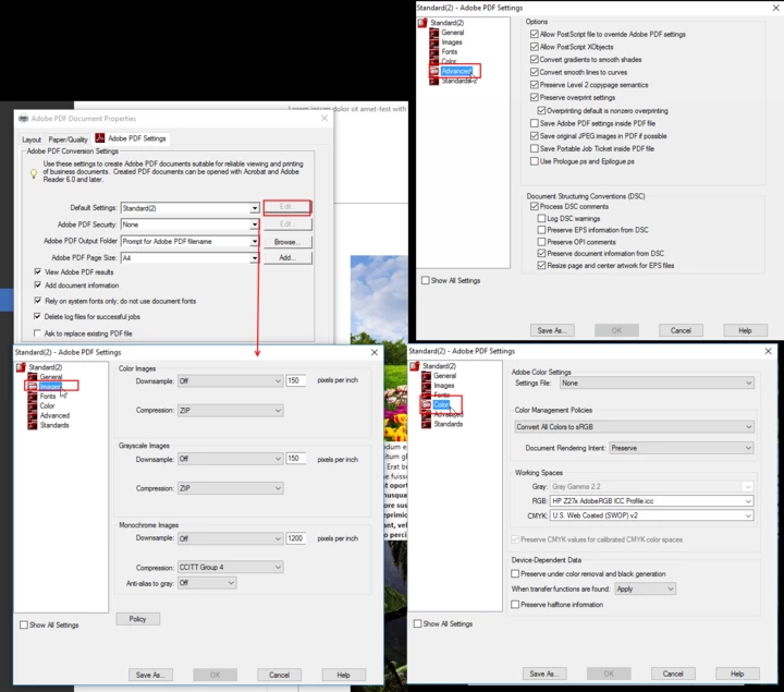 How to change default print settings | Community