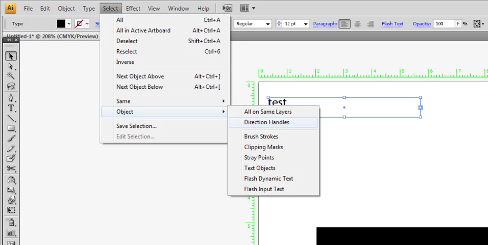 Selection tool is missing bounding box... show bounding box not ...