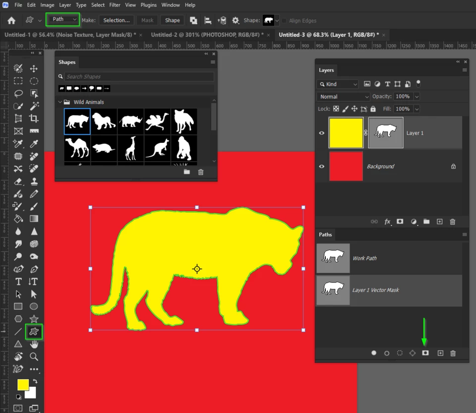 How to make a shape into a layer mask | Community