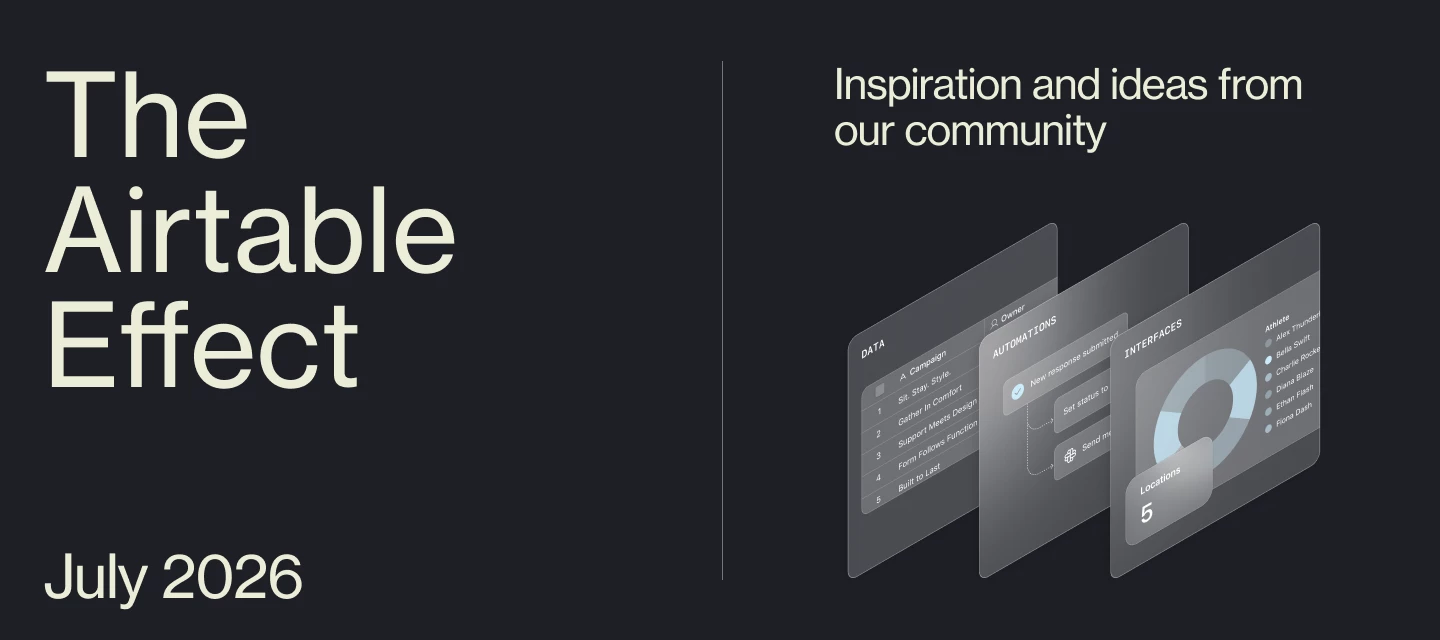The Airtable Effect (July ICYMI + Recap)