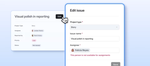 New: Edit records on detail pages using a form