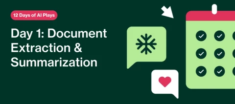 Day 1 of the 12 Days of AI Plays: Document Extraction & Summarization