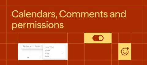 Calendars, Comments and Permissions
