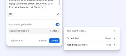 Field agent enhancements: Triggers + config redesign
