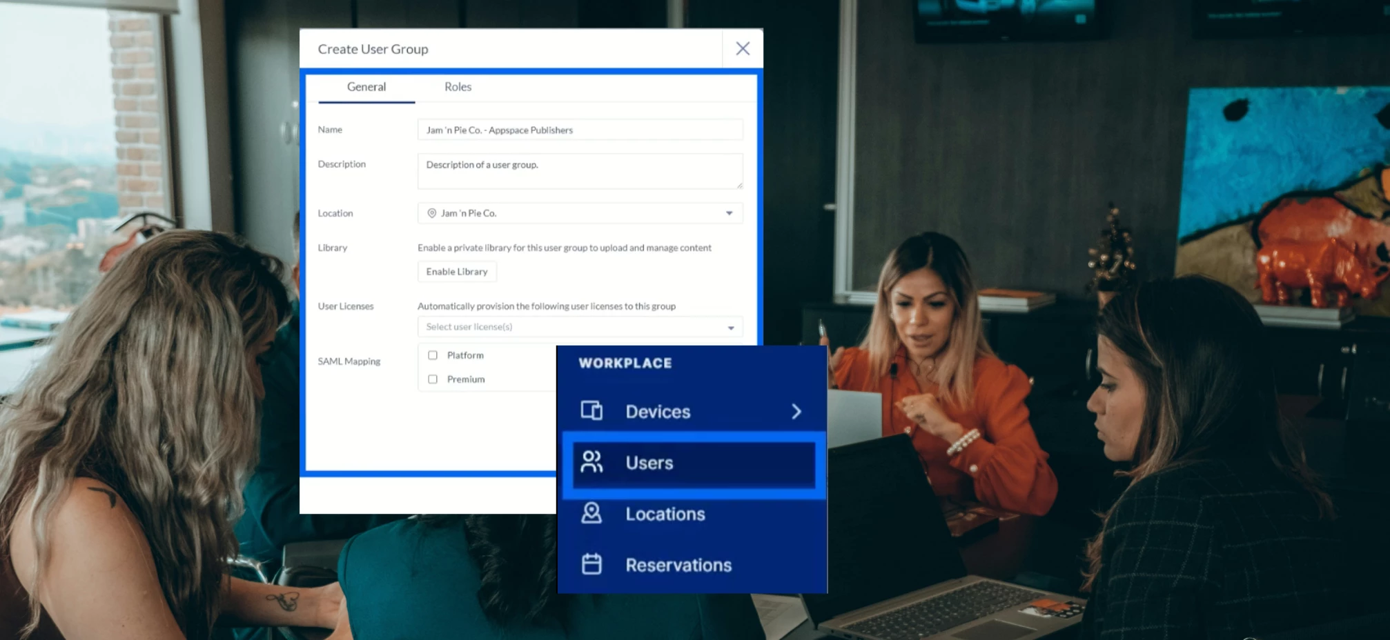 User Management Interface