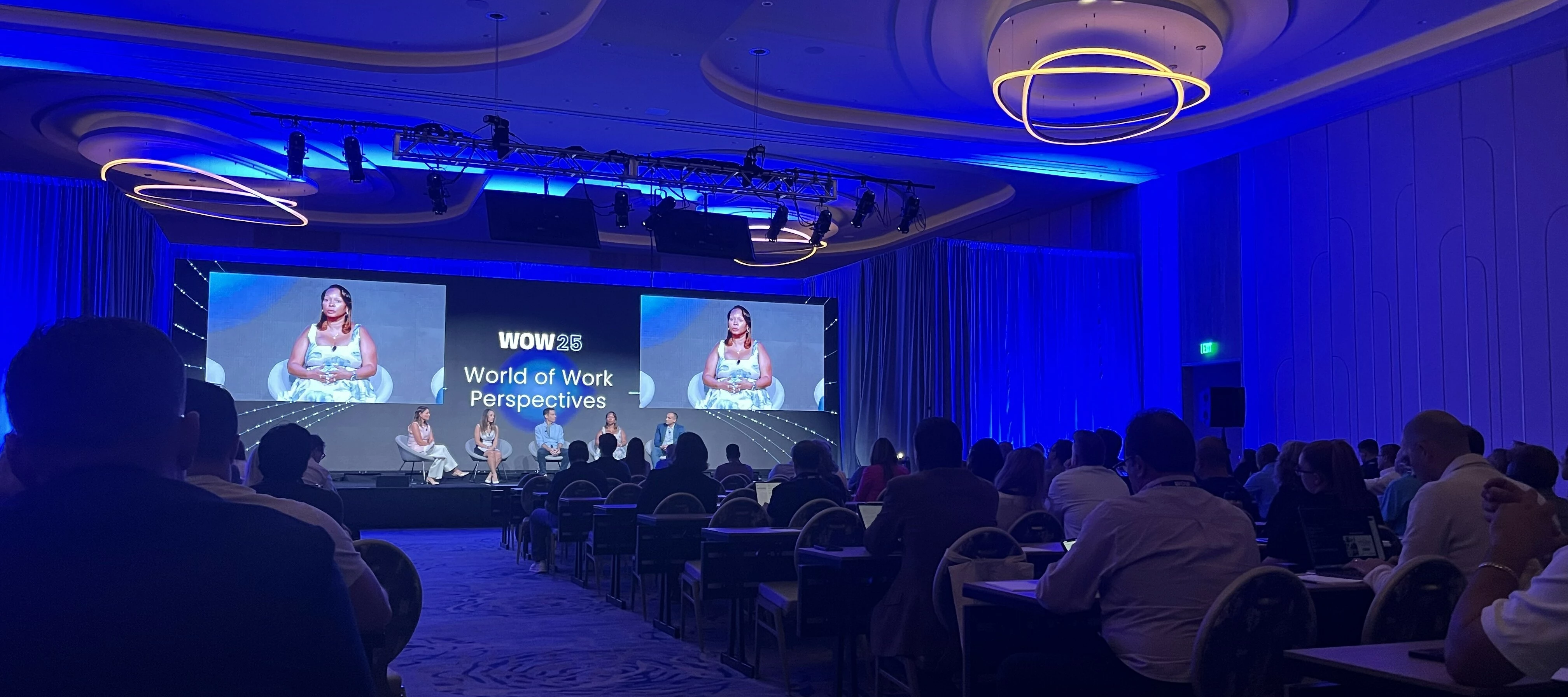 A customer panel during WOW