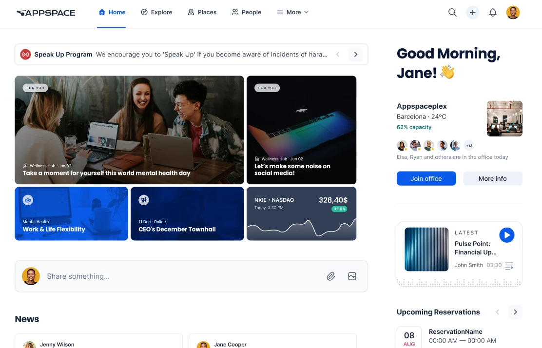 Appspace Dashboard Setup