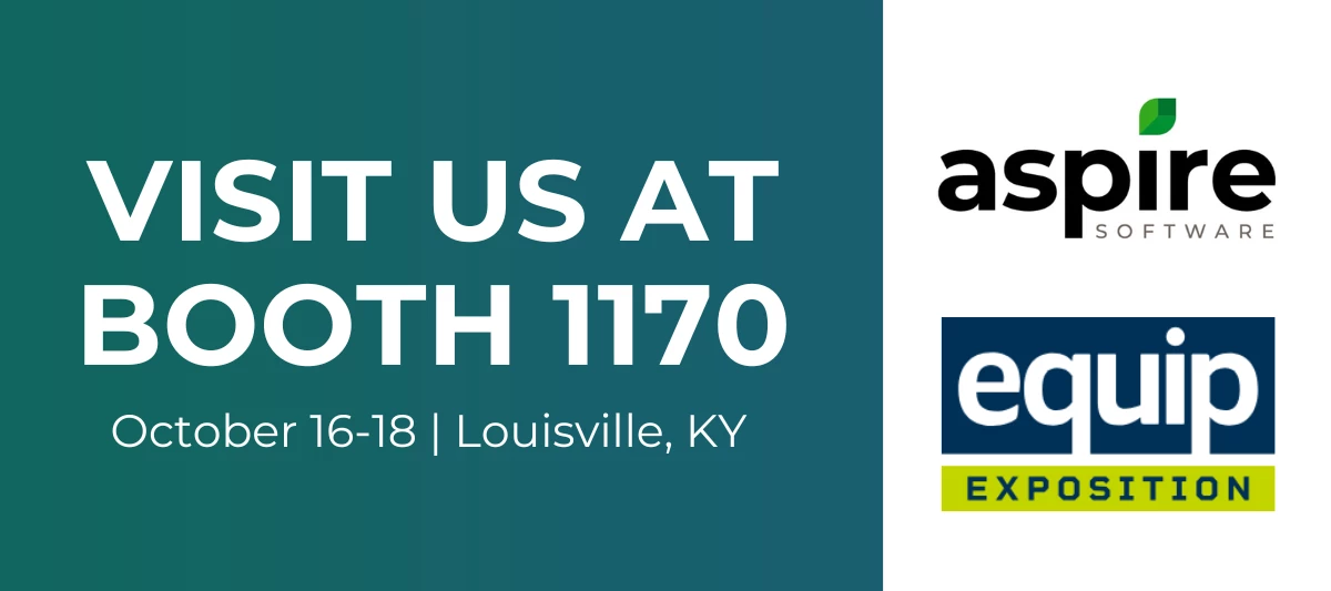 Aspire will be at Equip Exposition
