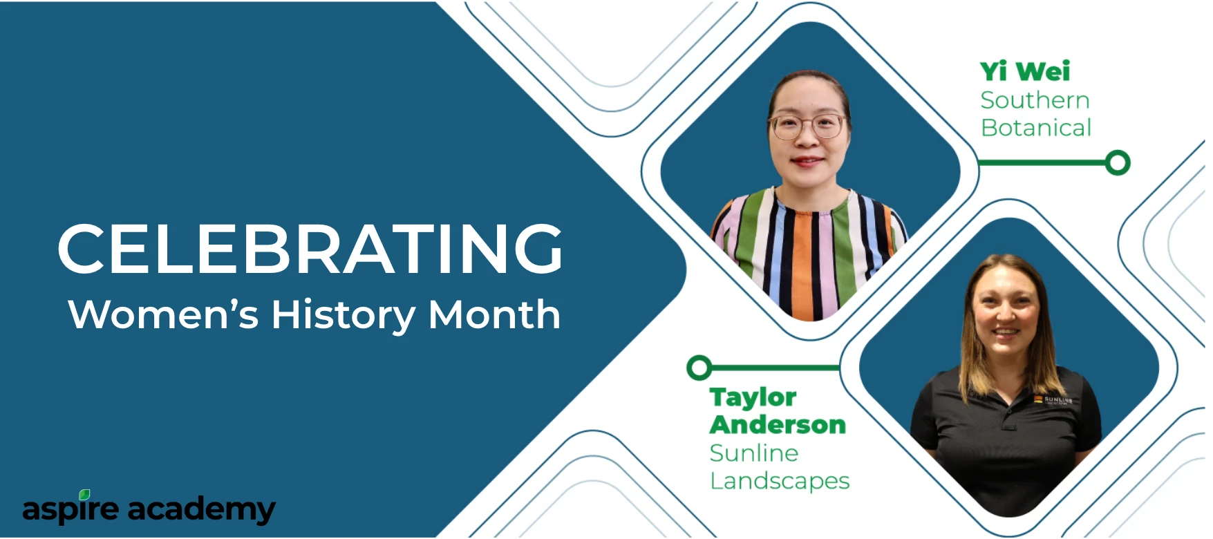 Celebrating Taylor & Yi for Women's History Month 🎉