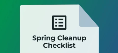 Use this Spring Cleanup Checklist