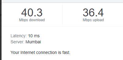 Internet Speed