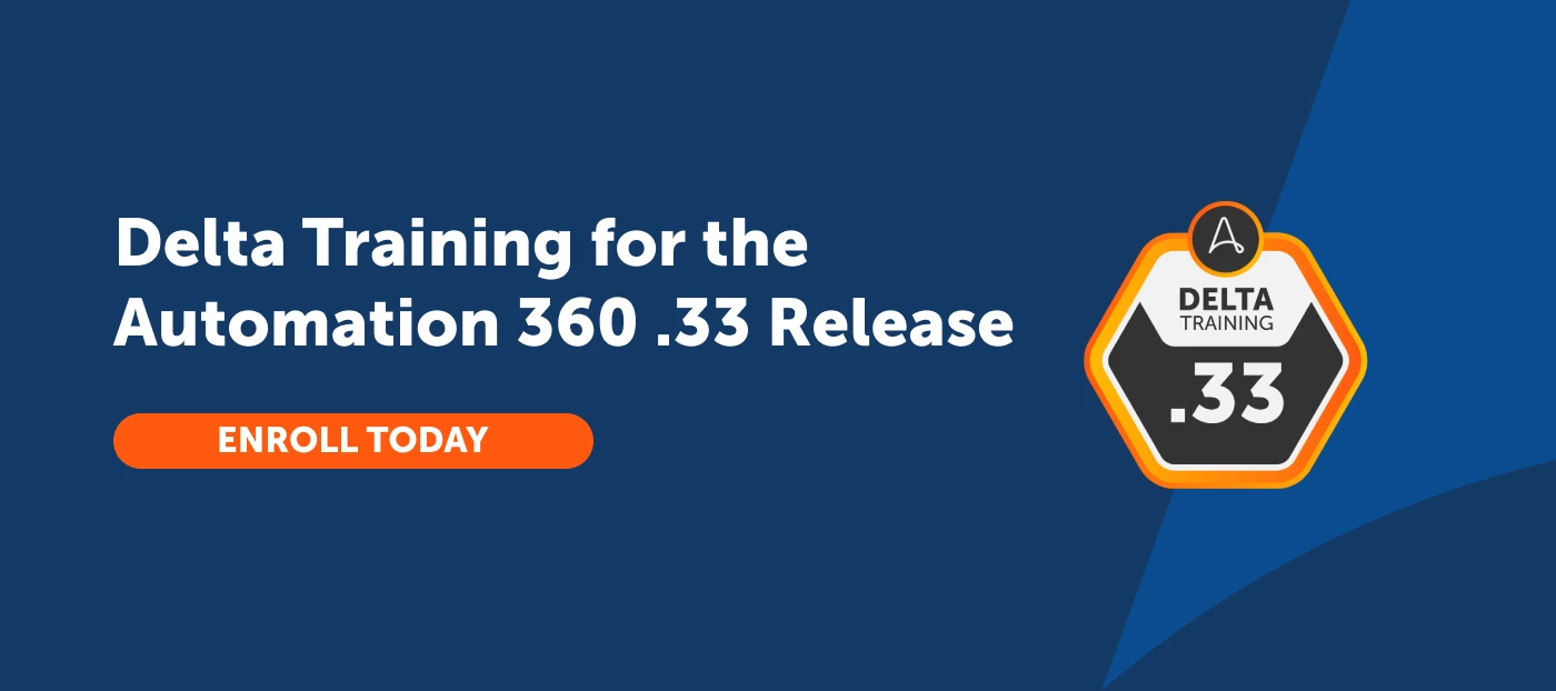 New Skill Booster, New Badge: Delta Training for Automation 360 .33 ...