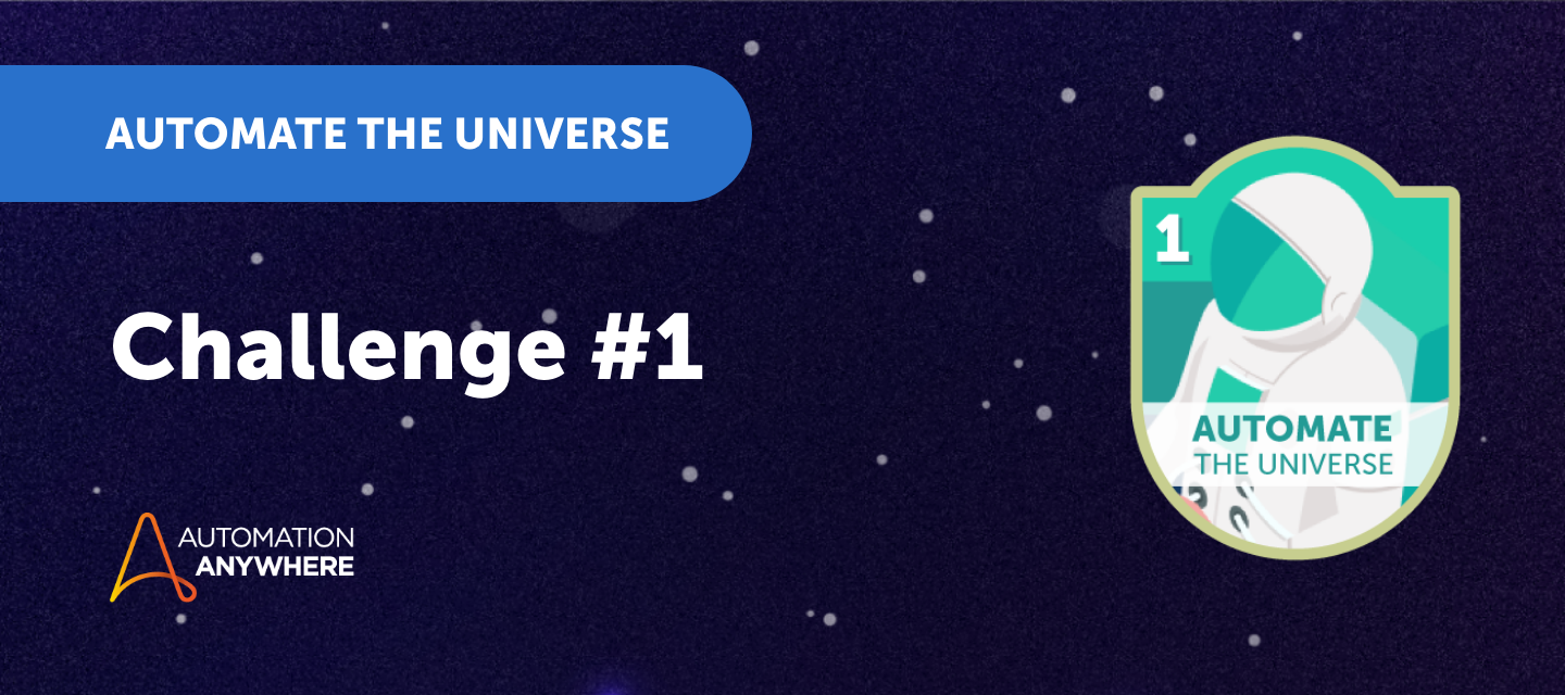 Automate the Universe Challenge #1