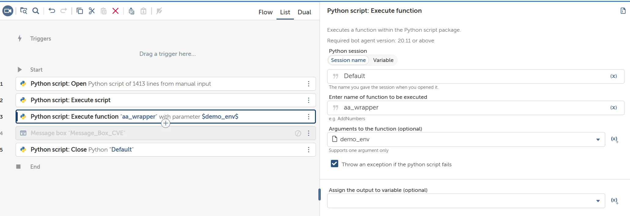 Pass Control Room file (.env) variable to Python function | Community