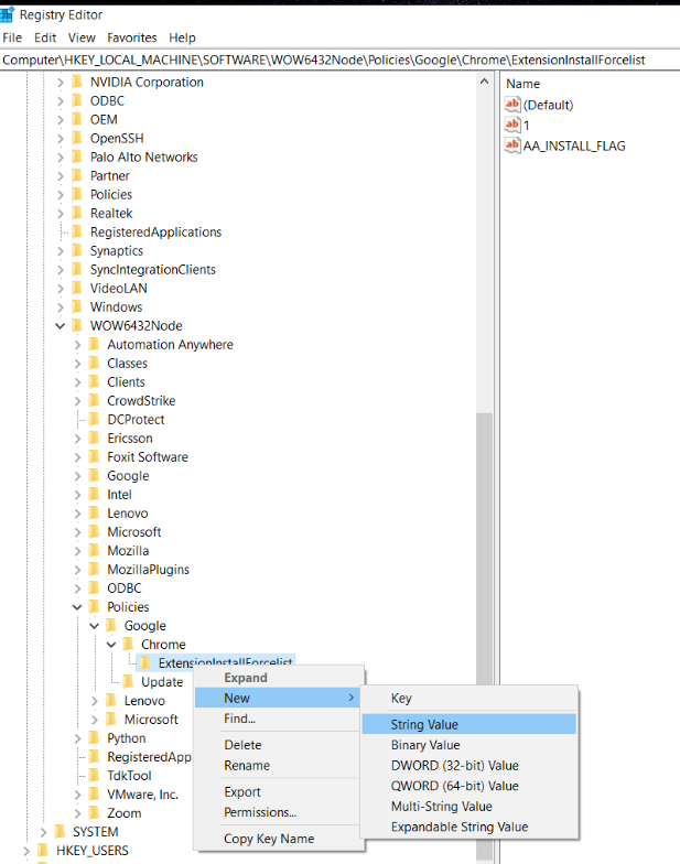 Automation Anywhere Automation 360 v.21 and Mozilla Firefox 100.0.2 32 bit