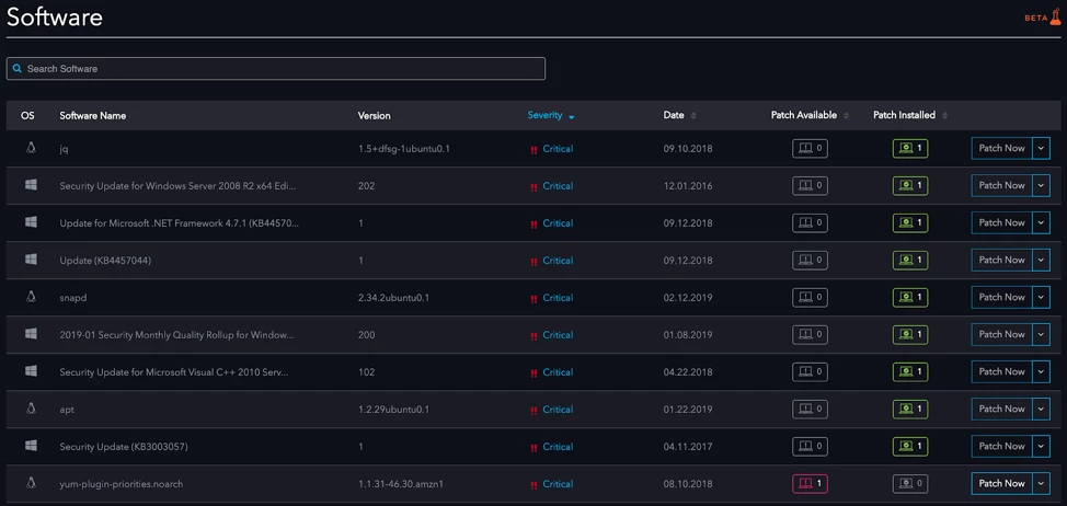 Automox Feature Update: New and Improved Software Page | Community