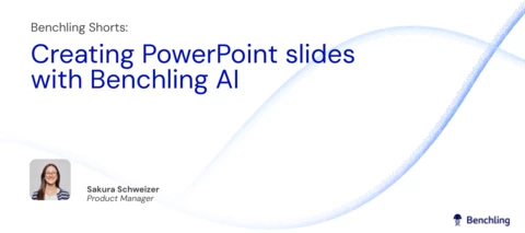 Creating PowerPoint slides with Benchling AI