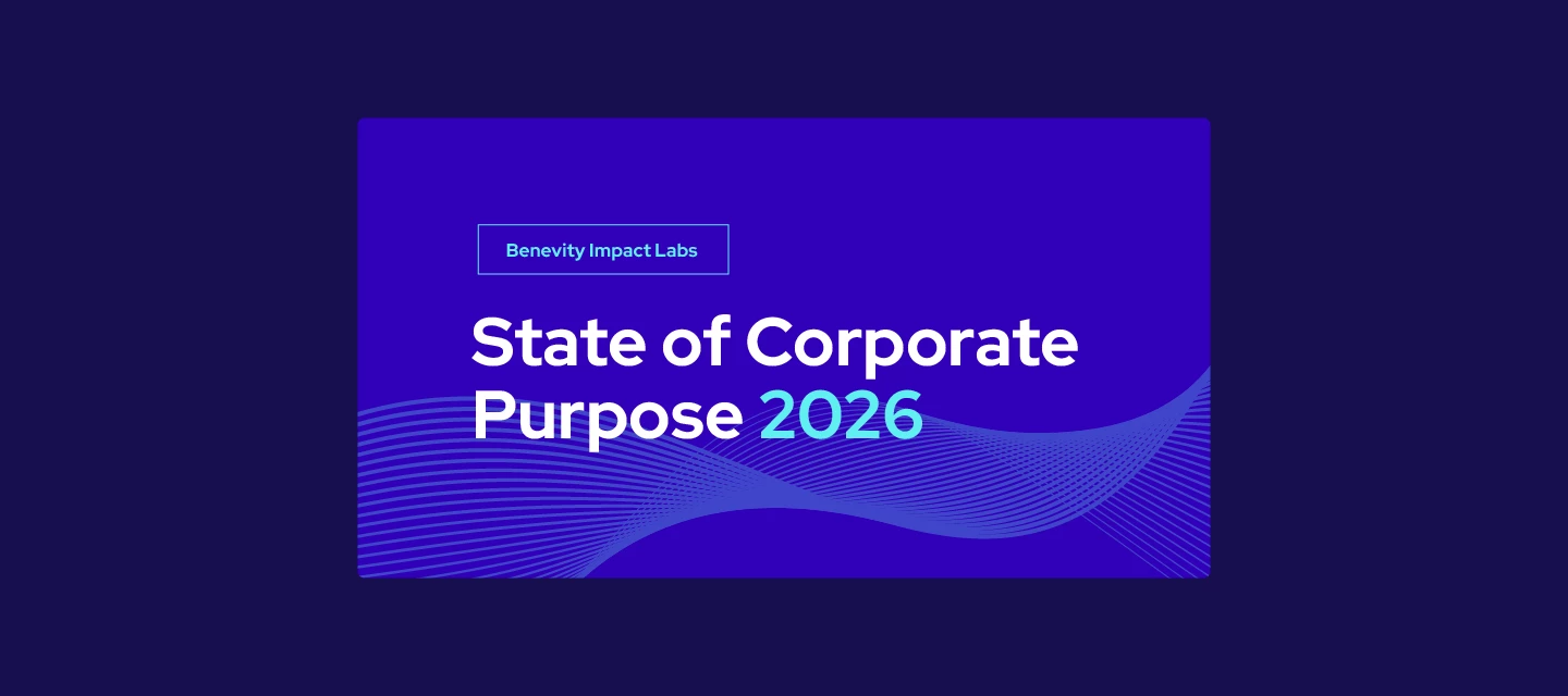 Help shape the future of the State of Corporate Purpose