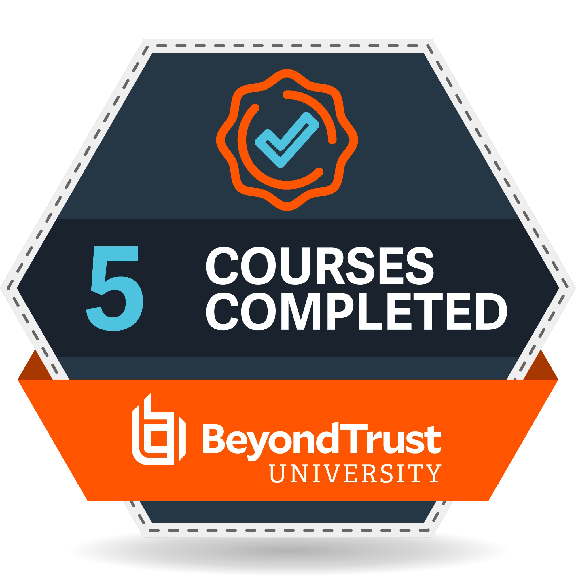5 Courses Completed