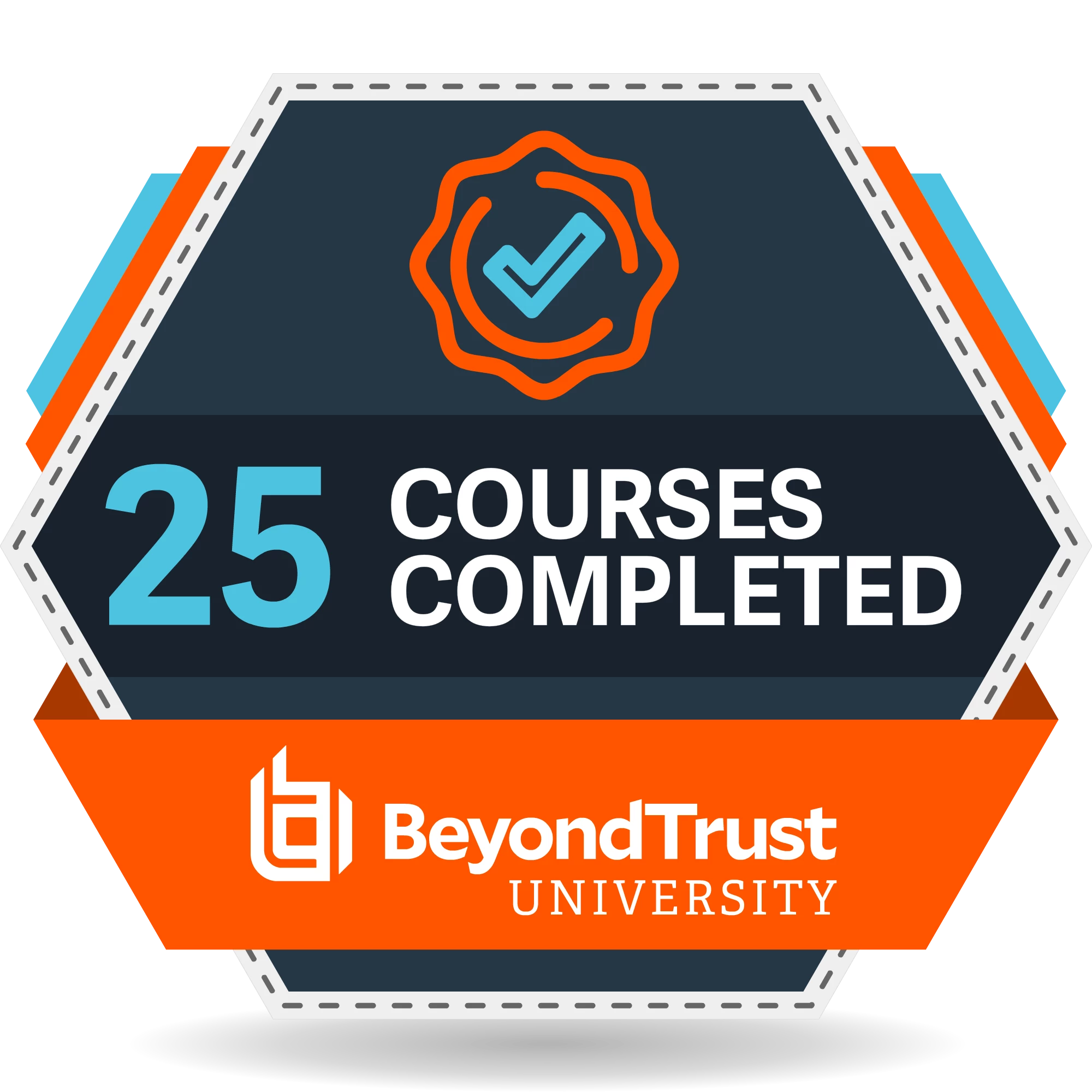 25 Courses Completed