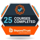 25 Courses Completed