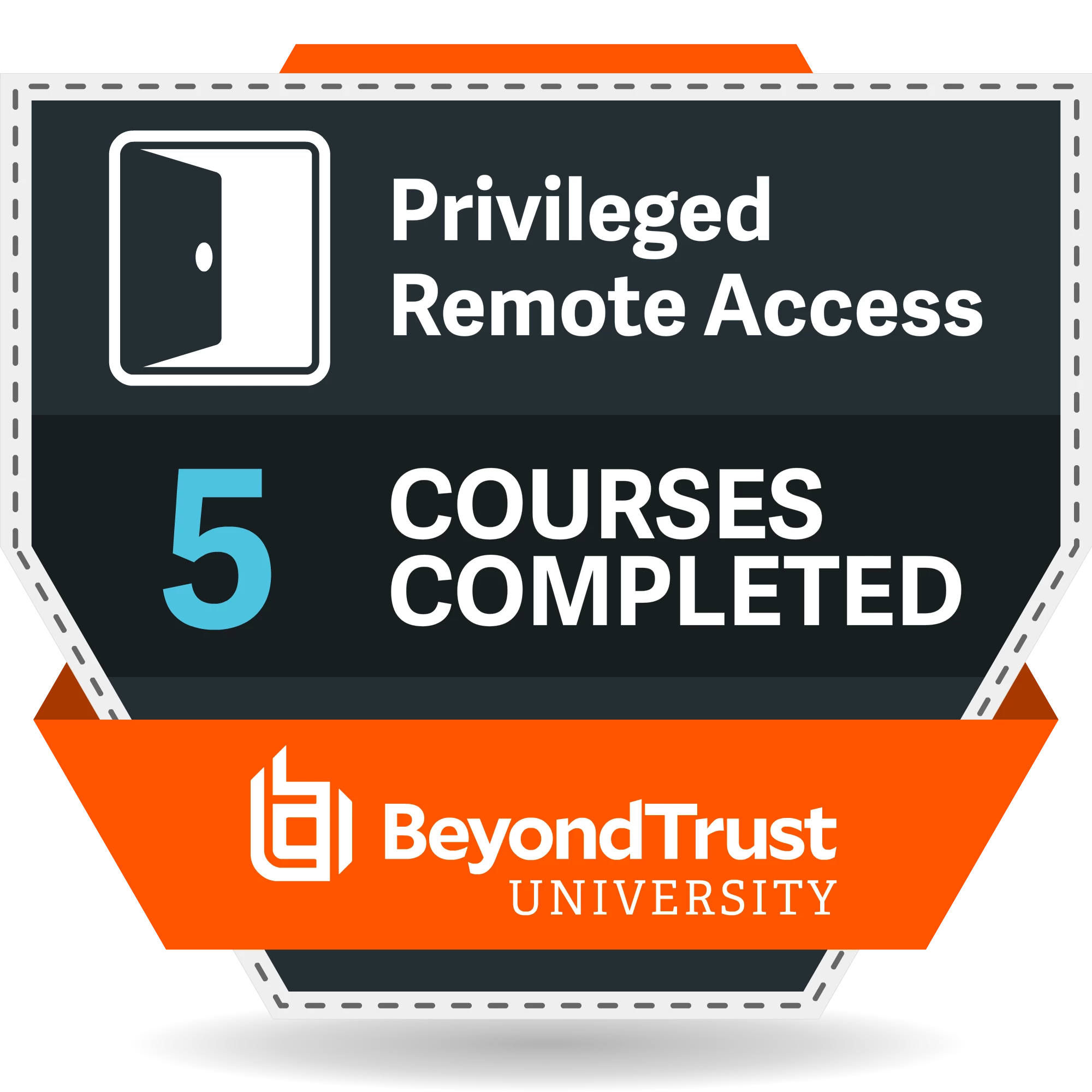 5 Courses Completed - Privilege Remote Access