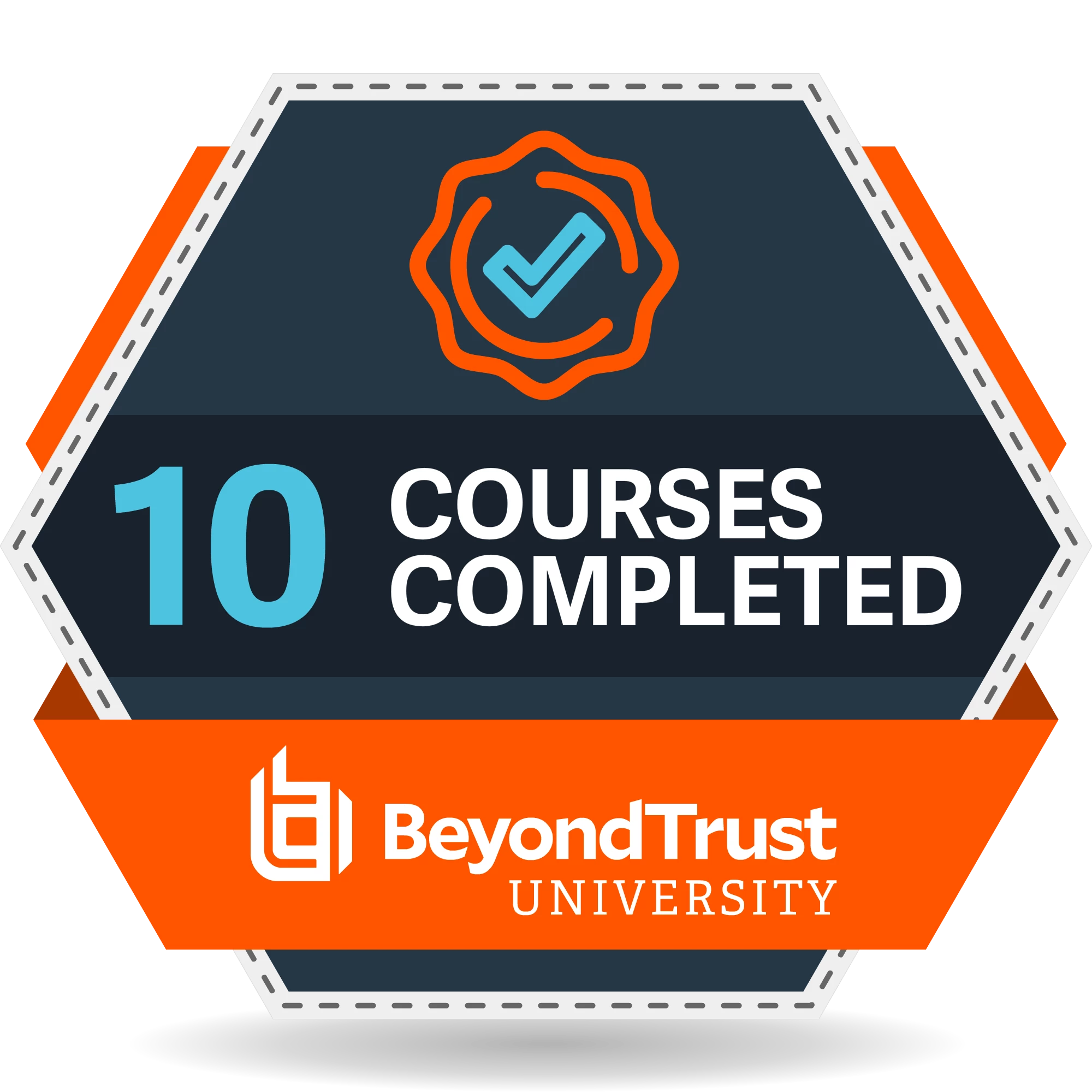 10 Courses Completed