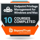 10 Courses Completed - Endpoint Privilege Management - Windows & Mac