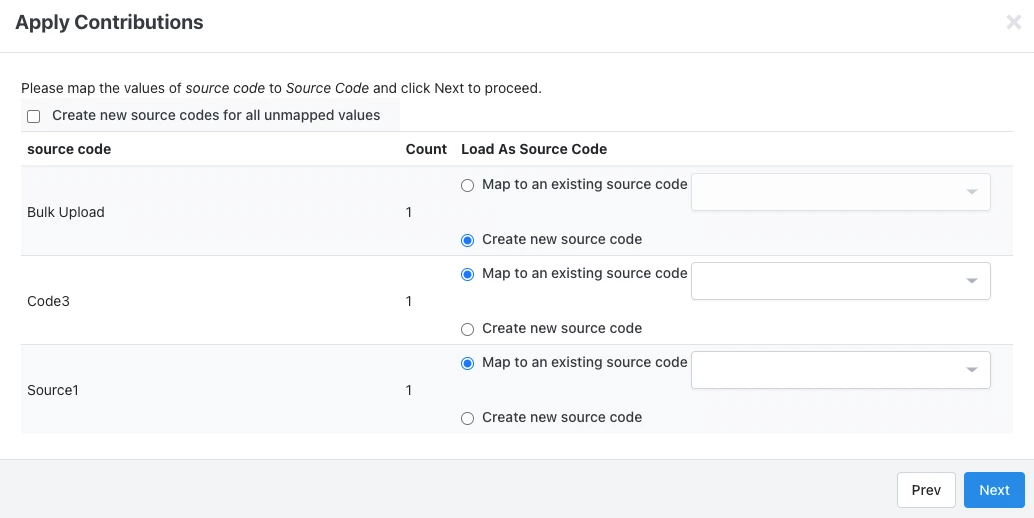 Apply Contributions Screenshot 2