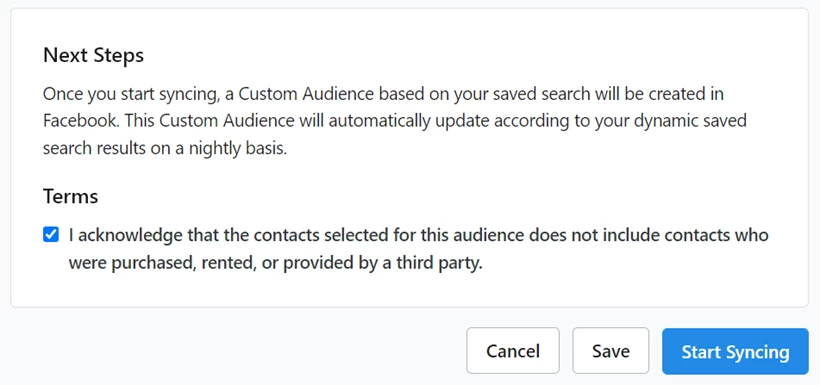 Accepting terms and conditions