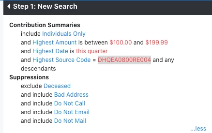 Contribution Summaries