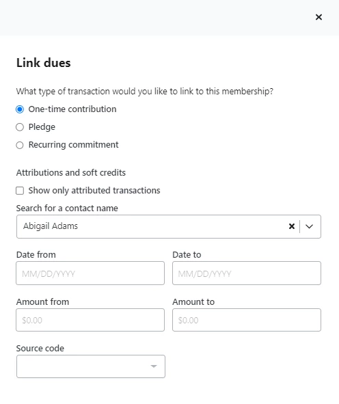 Link Dues